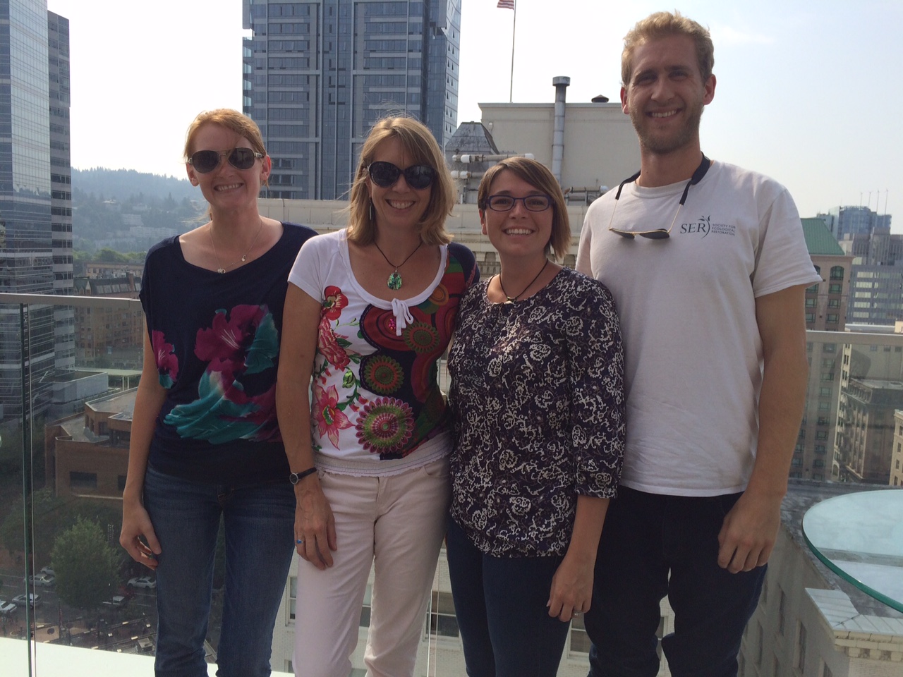 Janet Silbernagel and grads at IALE2015 in Portland, OR