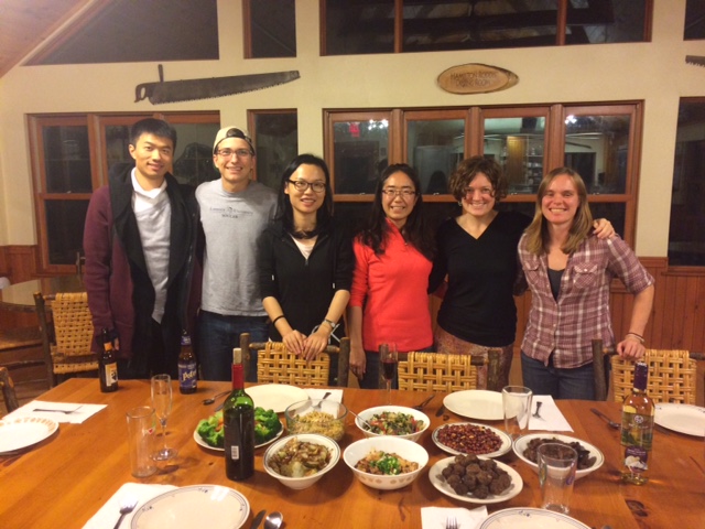 Grads cook at Kemp Research Station