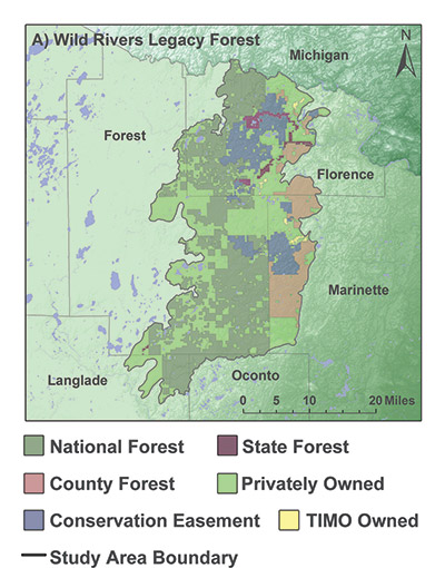 map of northern wisconsin